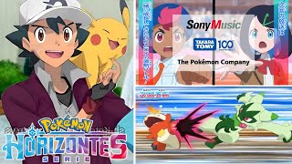 NUEVO TRAILER DE POKEMON HORIZONTES  LIKO VS ROY EN LA LIGA DE PALDEA  EL CAMPEON ASH [upl. by Eibmab570]