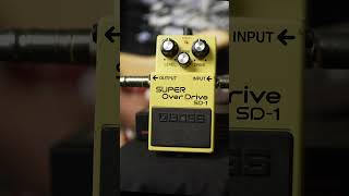 Boss Super OverdriveSoft Clipping guitar overdrivepedals bosspedals [upl. by Epps]