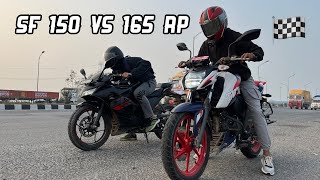 Tvs Apache RTR 165 RP Vs Suzuki Gixxer SF 150 Drag Race  Japan Vs India 🇮🇳 Who Win [upl. by Eve209]