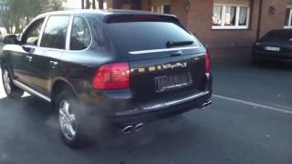 Porsche Cayenne S Exhaust Sound X pipe [upl. by Tica]