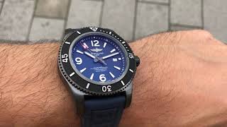 Breitling M17368D71C1S1 Superocean Automatic 46 Black Steel [upl. by Ygief]