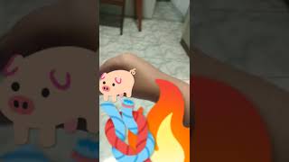 Peppa Pig Tripped to a wire and fell in a fire peppa meme bacon shorts [upl. by Ennaegroeg327]