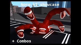 RoGhoul Noro K1 Showcase  OP COMBOS [upl. by Nabal]