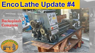 New to Shop Lathe Update 4  Backsplash Build [upl. by Whallon]