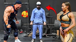 Elite Powerlifter Pretended to be a BEST TRAINER in GYM😉3  Anatoly gym prank [upl. by Larcher]