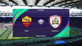 Roma vs Barnsley 06082024 Club Friendlies PES 2021 [upl. by Aiouqahs]