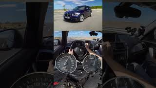 BMW F20 116D LCi B37  100200 Kmh Acceleration  Diesel  Autobahn [upl. by Koralie]