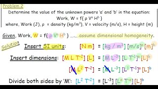 Dimensional Analysis  Dimensions Part 2  Problems [upl. by Justis]