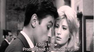 Leclisse  Alain Delon and Monica Vitti [upl. by Ianthe]