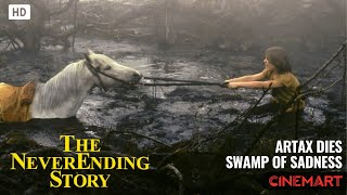 THE NEVER ENDING STORY 1984  Artax Dies in the Swamp of Sadness HD [upl. by Enimzaj]