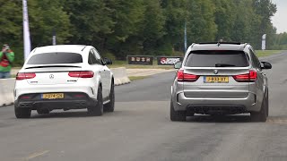 MercedesAMG GLE63 S vs BMW X5 M [upl. by Jami]