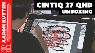 Wacom Cintiq 27 QHD amp Ergotron LX  Installation [upl. by Gregoor]