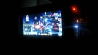 rear projection outdoor movie night in backyard [upl. by Ientirb963]