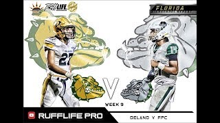 HS Report  WK 9 Deland V Flagler Palm Coast  THE DAWG FIGHT [upl. by Shank]