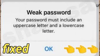 your password must include an uppercase letter and a lowercase letter  how to fix it [upl. by Sweyn]