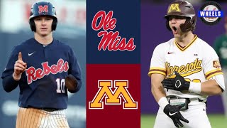 4 Ole Miss vs Minnesota Crazy Game  Cambria College Classic  2023 College Baseball Highlights [upl. by Esnahc721]