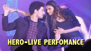 Sooraj Pancholi amp Athiya Shetty Live Dance Perfomance on Hero Movie Songs [upl. by Aiekan]