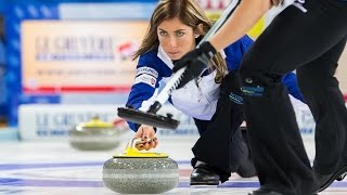 CURLING RUSSCO Euro Chps 2014  Women Draw 5 [upl. by Matthia671]