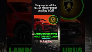 urus sales going uuuuuuuuuupppppp automobile urus lamborghini carsales 2024 [upl. by Moses]