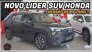 NOVO HONDA ELEVATE SUV COMPACTO DEVE LIDERAR JUNTO COM NOVO YARIS CROSS NO BRASIL [upl. by Hutt]