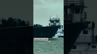 ATB and Barge vessel viralvideo ship vessel boat foryou tugboat shipping sailingship [upl. by Nomra18]