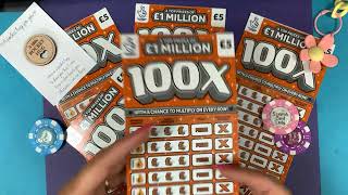 💥💥🤑🤑OMG AMAZING session with the new 100X £5 card a must watch you won’t be disappointed 💥💥🤑🤑 [upl. by Ednarb493]