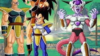 VegetaNappa amp Raditz VS Frieza [upl. by Nannoc]