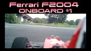 F1 RC ONBOARD 1 Ferrari F2004 [upl. by Adnohsad]