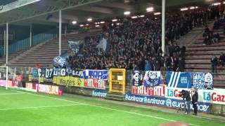 261215 Fans des KRC Genk in Charleroi mit ordentlich Pyro [upl. by Aneerb564]