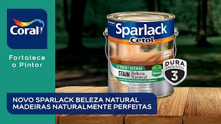 Novo Sparlack Cetol Stain Beleza Natural Realce a beleza real das madeiras dos seus clientes [upl. by Most]