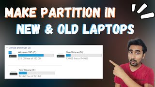 How To Make SSD or HDD Partition in Laptops amp PC Windows 111087 [upl. by Suilienroc]