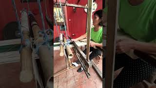 Traditional Raffia Weaving in Bohol 🧣  shorts [upl. by Adniled503]