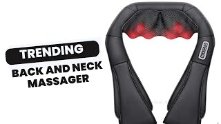 Trending Back and Neck Massager Versatile neck and back massager Can be used at home or on the go [upl. by Elok]