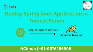 How to deploy Spring Boot Application in External Tomcat Server [upl. by Safir929]