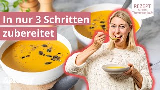 😍🎃 KürbisKarottenSuppe in 3 Schritten im Thermomix®  Thermomix® Rezepte [upl. by Anton363]