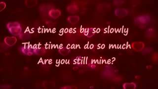 UNCHAINED MELODY 💖 LEANN RIMES WLYRICS [upl. by Atselec]