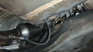 2005 Pontiac Vibe exhaust replacement [upl. by Catharina]