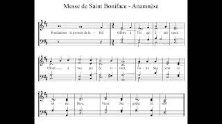 Anamnèse Messe de Saint Boniface [upl. by Eserahc]