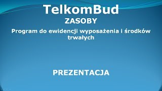 TelkomBud Program do ewidencji wyposażenia [upl. by Nessy]