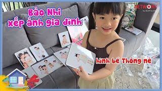 Bảo Nhi sắp xếp trưng bày ảnh gia đình ba Dương Lâm quotngó lơquot bé Thông Bảo Ngọc [upl. by Atekehs474]