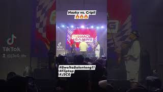 Hazky vs Cripli 🔥😂 BweltaBalentong11 Fliptop [upl. by Nosredna]