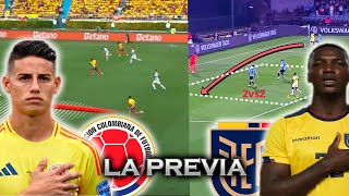 🟡🔵🔴 La PREVIA COLOMBIA vs ECUADOR [upl. by Ttennaej]