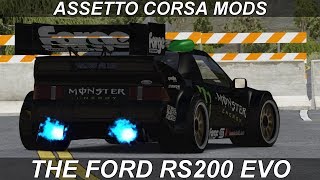 Assetto Corsa Mods  The Ford RS200 EVO  also feat The LA Canyons [upl. by Ronnholm]