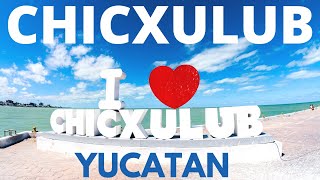 🇲🇽 Chicxulub Puerto Beach Walking Tour 2021  Mexico Travel  Yucatan Peninsula [upl. by Atteiram]