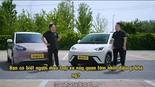 So sánh chi tiết xe điện giá rẻ Wuling Bingo vs BYD Seagull [upl. by Ludlew]