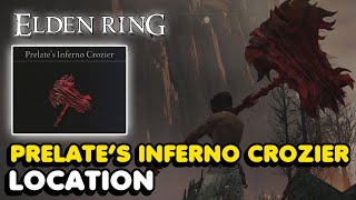 Elden Ring  Prelates Inferno Crozier Location Colossal Weapon [upl. by Rabassa]