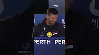 Djokovic STUNNED the Chinese reporter in Australia viral [upl. by Odab]