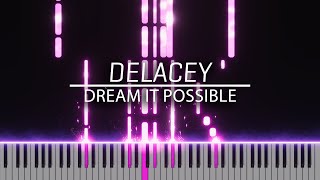 Delacey  Dream It Possible Piano Cover [upl. by Trinee]