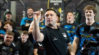 Gerwyn Price 9 Darter  Dragons TV Gerwyn Price vs Joe Westwood [upl. by Cassilda336]