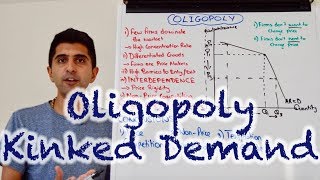 Y2 23 Oligopoly  Kinked Demand Curve [upl. by Yeleak]